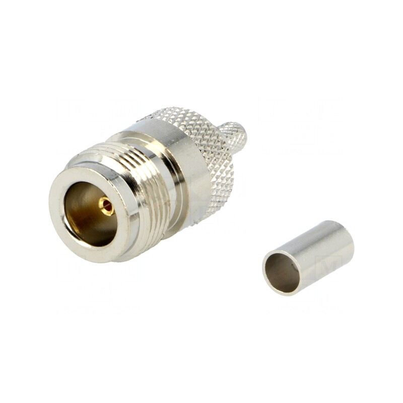 Mufă N Mamă Drept RG58 Crimpată | Electronic-mag.ro | Componente Electronice