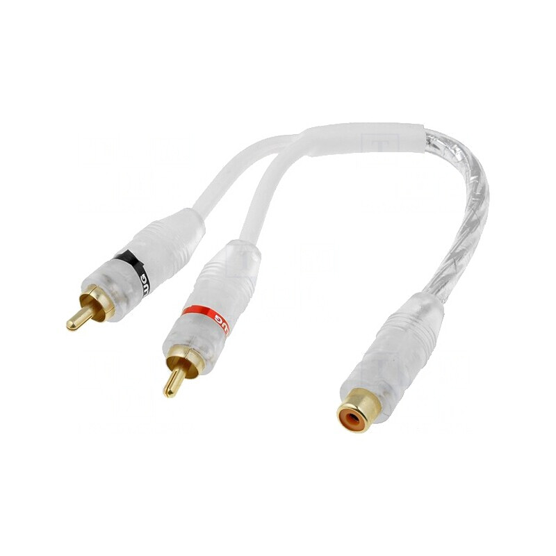 Cablu RCA Soclu la RCA Mufă Dual | Electronic-mag.ro | Componente Electronice