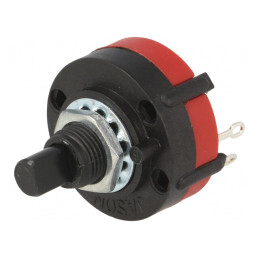 Comutator Rotativ 4 Pozitii 0.3A 125V 1 Sectiune 30° | Electronic-mag.ro | Componente Electronice