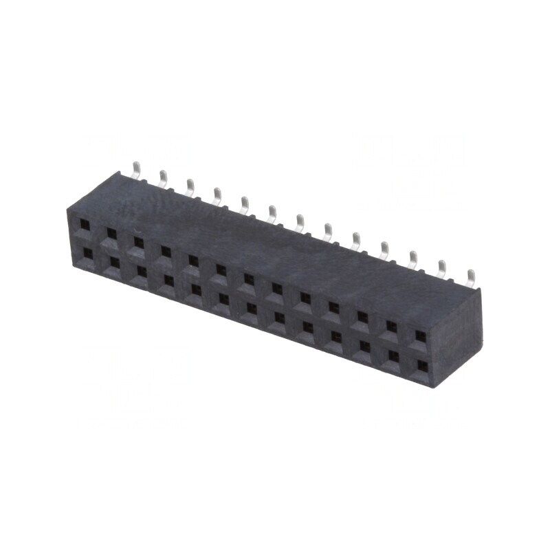 Soclu Pini Mamă 26 Verticale 2,54mm SMT 2x13 | Electronic-mag.ro | Componente Electronice