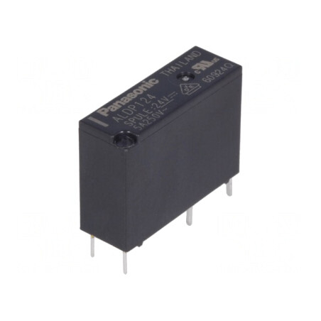 Releu Electromagnetic 24VDC 5A SPST-NO | Electronic-mag.ro | Componente Electronice