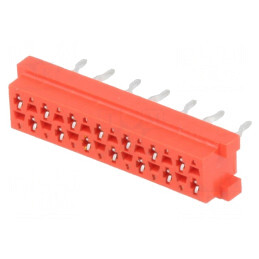Micro-MaTch Soclu Mamă 14 PIN THT 2x7 pentru PCB | Electronic-mag.ro | Componente Electronice
