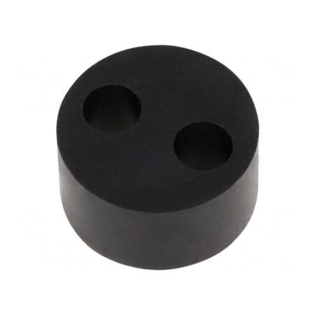 Insert Presetupă 6mm M25 IP68 Cauciuc NBR 2 Orificii | Electronic-mag.ro | Componente Electronice