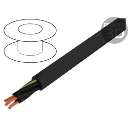 Cablu electric BiT 1000 FR 2x1,5mm negru | Electronic-mag.ro | Componente Electronice