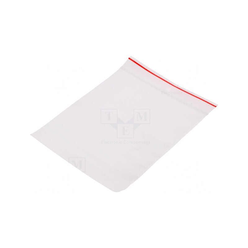 Pungă cu fermoar 130x110mm, polietilenă 40um | Electronic-mag.ro | Componente Electronice