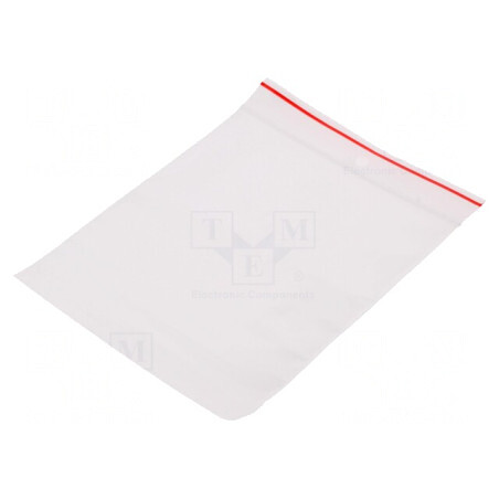 Pungă cu fermoar 130x110mm, polietilenă 40um | Electronic-mag.ro | Componente Electronice