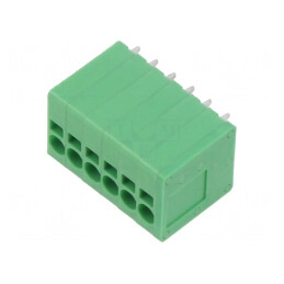 Regletă de conexiuni PCB 3.5mm 6 piste | Electronic-mag.ro | Componente Electronice