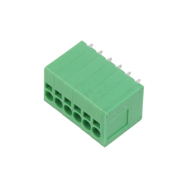Regletă de conexiuni PCB 3.5mm 6 piste | Electronic-mag.ro | Componente Electronice