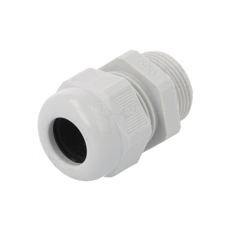 Garnitură Etanșare PG16 IP68 Poliamidă Gri Deschis | Electronic-mag.ro | Componente Electronice