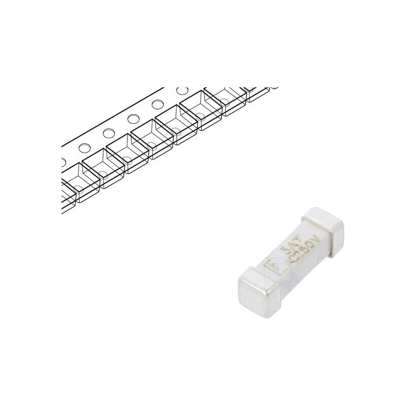 Siguranță Întârziere 3A 250VAC 125VDC SMD | Electronic-mag.ro | Componente Electronice