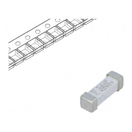 Siguranţă: siguranţă; întârziere; 2,5A; 250VAC; 250V; 125VDC; SMD