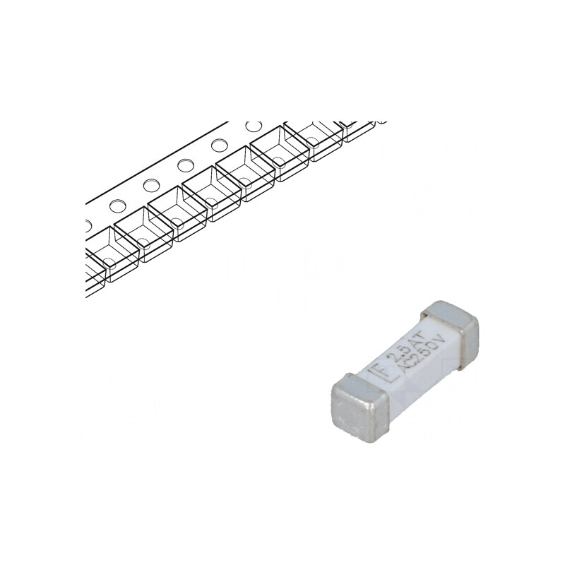 Siguranţă întârziere 2,5A 250VAC 125VDC SMD | Electronic-mag.ro | Componente Electronice Siguranţă întârziere 2,5A 250VAC 125VDC SMD | Electronic-mag.ro | Componente Electronice