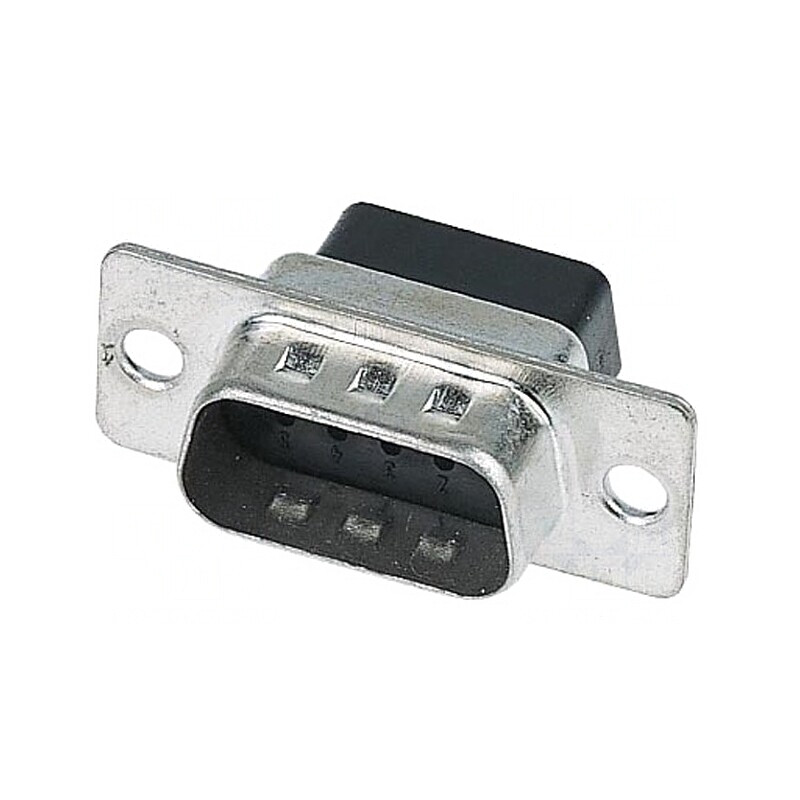 D-Sub 9-Pin Mufă Tată fără Contacte | Electronic-mag.ro | Componente Electronice