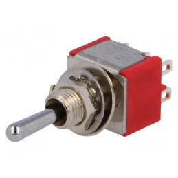Comutator Basculant 3 Pozitii DP3T (ON)-OFF-(ON) 2A/250VAC | Electronic-mag.ro | Componente Electronice