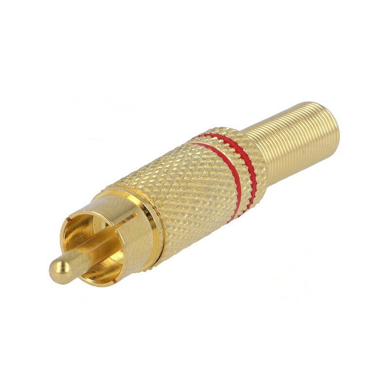 Mufă RCA Aurită 5mm | Electronic-mag.ro | Componente Electronice
