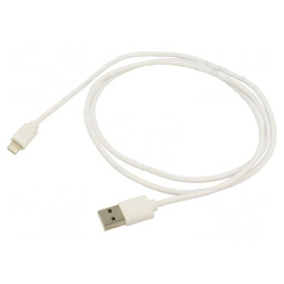 Cablu USB Lightning Apple 1m | Electronic-mag.ro | Componente Electronice