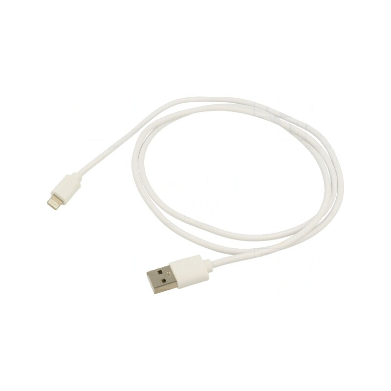 Cablu USB Lightning Apple 1m | Electronic-mag.ro | Componente Electronice Cablu USB Lightning Apple 1m | Electronic-mag.ro | Componente Electronice