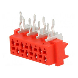 Micro-MaTch Soclu Mamă 8 PIN THT 2x4 PCB | Electronic-mag.ro | Componente Electronice