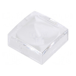 Capison Alb Transparent UB2 15x15x6.1mm | Electronic-mag.ro | Componente Electronice