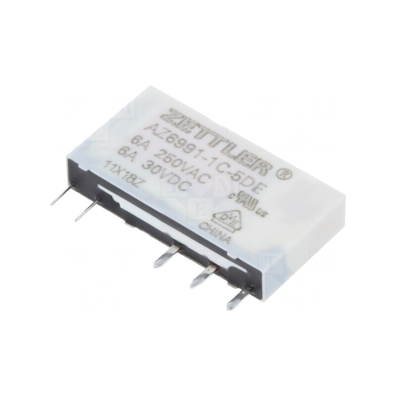 Releu Electromagnetic SPDT 5VDC 8A 250VAC PCB | Electronic-mag.ro | Componente Electronice