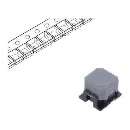 Comutator Tastatură Gri 2 Poz SPST-NO 0,05A 16VDC | Electronic-mag.ro | Componente Electronice