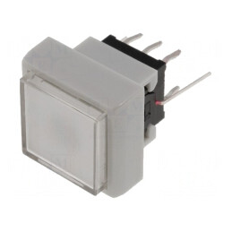Comutator tastatură DPDT LED alb 30V 0,1A | Electronic-mag.ro | Componente Electronice