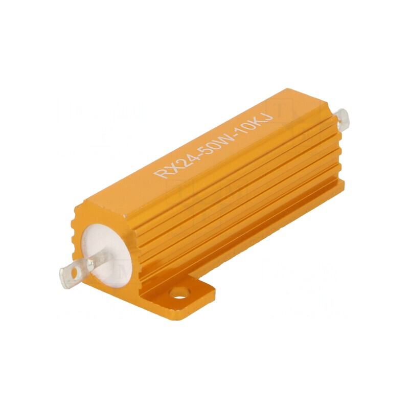 Rezistor Bobinat cu Radiator 10kΩ 50W | Electronic-mag.ro | Componente Electronice Rezistor Bobinat cu Radiator 10kΩ 50W | Electronic-mag.ro | Componente Electronice