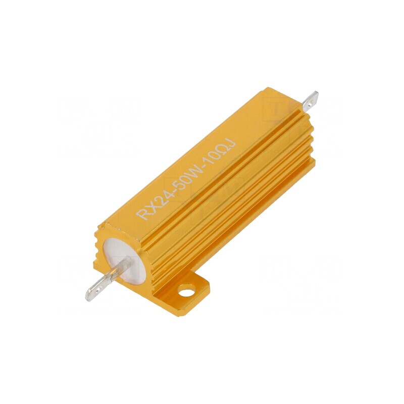 Rezistor Bobinat cu Radiator 10Ω 50W | Electronic-mag.ro | Componente Electronice