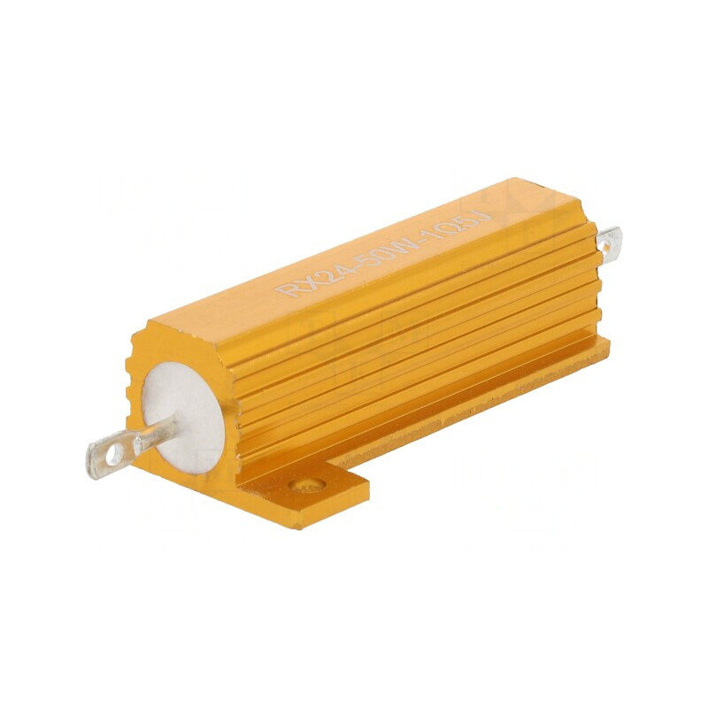 Rezistor Bobinat cu Radiator 1.5Ω 50W | Electronic-mag.ro | Componente Electronice