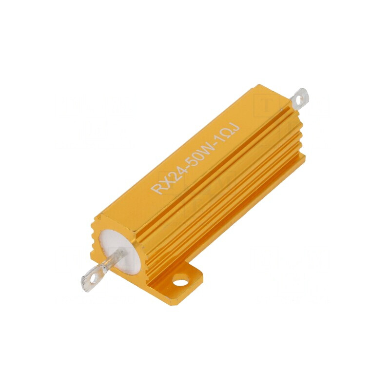 Rezistor Bobinat cu Radiator 1Ω 50W 5% pentru Lipit | Electronic-mag.ro | Componente Electronice Rezistor Bobinat cu Radiator 1Ω 50W 5% pentru Lipit | Electronic-mag.ro | Componente Electronice