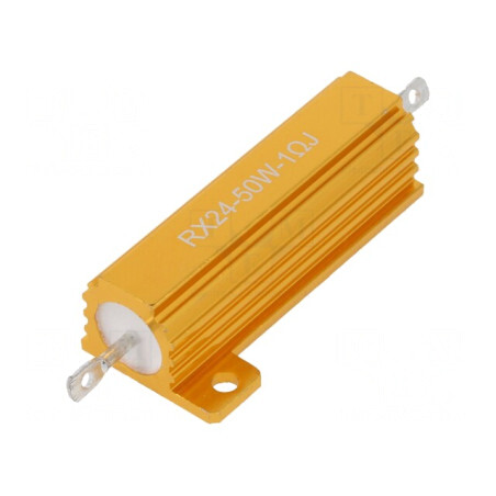 Rezistor Bobinat cu Radiator 1Ω 50W 5% pentru Lipit | Electronic-mag.ro | Componente Electronice