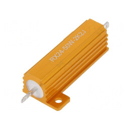 Rezistor bobinat cu radiator 2,2kΩ 50W ±5% | Electronic-mag.ro | Componente Electronice