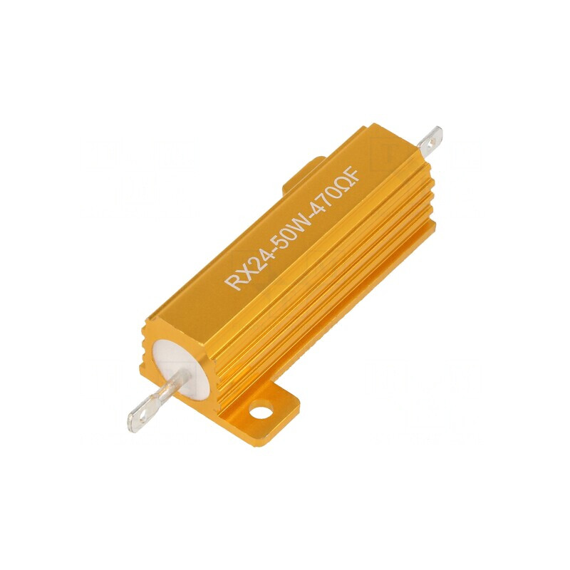 Rezistor Bobinat Radiator 470Ω 50W 5% 30ppm/°C | Electronic-mag.ro | Componente Electronice Rezistor Bobinat Radiator 470Ω 50W 5% 30ppm/°C | Electronic-mag.ro | Componente Electronice
