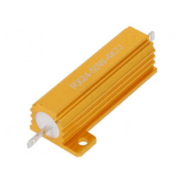 Rezistor Bobinat cu Radiator 4,7kΩ 50W 5% 30ppm/°C pentru Lipit | Electronic-mag.ro | Componente Electronice