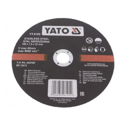 Disc de tăiere 180mm 8600rot/min | Electronic-mag.ro | Componente Electronice