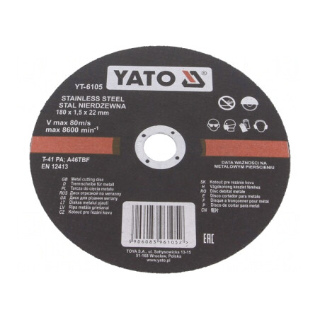 Disc de tăiere 180mm 8600rot/min | Electronic-mag.ro | Componente Electronice