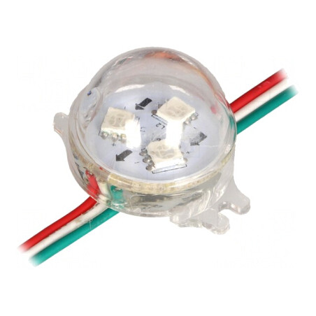 LED RGB IP68 3 Diode 5050 30x23mm WS2811 Controller | Electronic-mag.ro | Componente Electronice