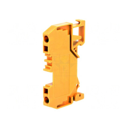 Conector Îmbinare Șine 0,08-2,5mm2 Portocaliu 2 Borne | Electronic-mag.ro | Componente Electronice