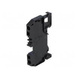 Conector șine 0,08-2,5mm² 1P 2B Negru | Electronic-mag.ro | Componente Electronice