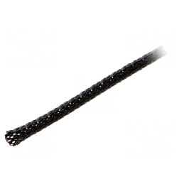 Trese Poliester Negru 1-5mm Rezistent la Temperatură 50-150°C