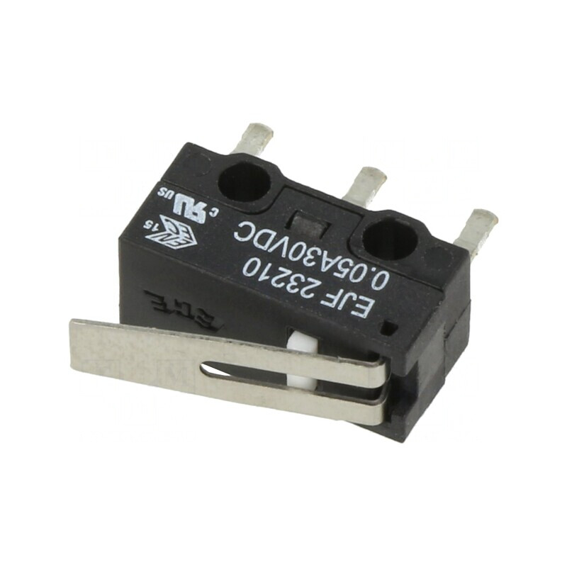 Microîntrerupător Snap Action cu Manetă Scurtă 0,05A 30VDC | Electronic-mag.ro | Componente Electronice