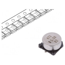 Supercondensator SMD 0.047F 5.5V 5mm | Electronic-mag.ro | Componente Electronice