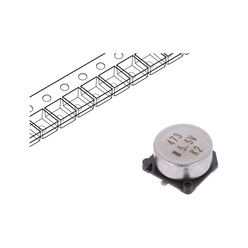 Supercondensator SMD 0.047F 5.5V 5mm | Electronic-mag.ro | Componente Electronice Supercondensator SMD 0.047F 5.5V 5mm | Electronic-mag.ro | Componente Electronice