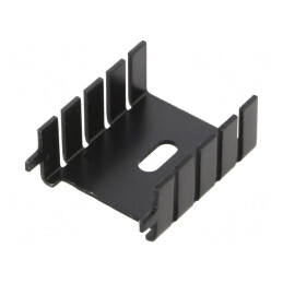 Radiator Negru TO220 12,7x25,4x29,3mm | Electronic-mag.ro | Componente Electronice