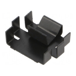 Radiator presat TO220 negru 7,1x25,4x20,7mm | Electronic-mag.ro | Componente Electronice