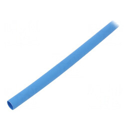 Manşon Termocontractabil Albastru 6,4mm 1m | Electronic-mag.ro | Componente Electronice