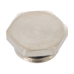 Capac de Protecţie M16 Alamă Nichel IP68 | Electronic-mag.ro | Componente Electronice