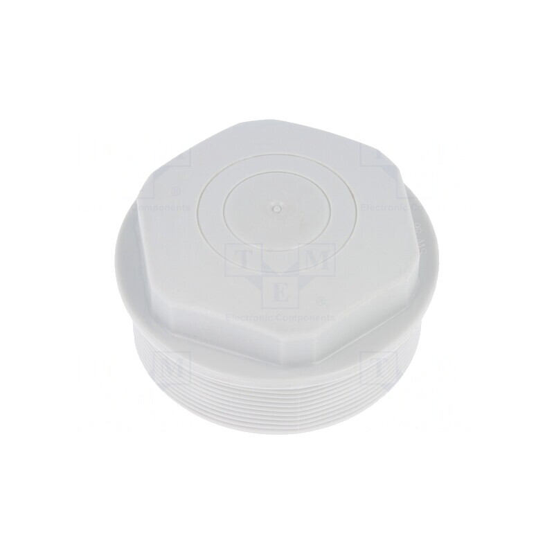 Capac de protecție gri IP54 polietilenă M63 1,5 | Electronic-mag.ro | Componente Electronice