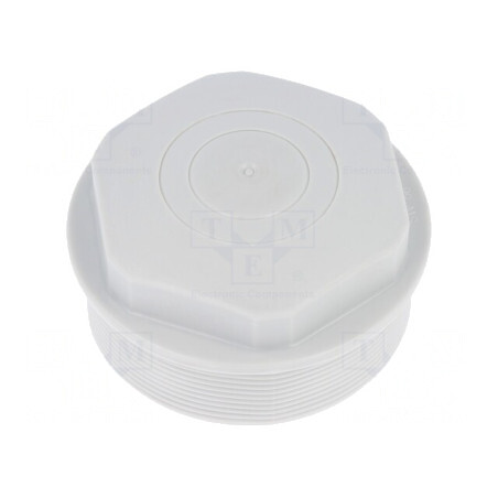 Capac de protecție gri IP54 polietilenă M63 1,5 | Electronic-mag.ro | Componente Electronice