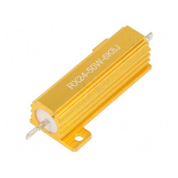 Rezistor Bobinat cu Radiator 6,8kΩ 50W 5% pentru Lipit | Electronic-mag.ro | Componente Electronice